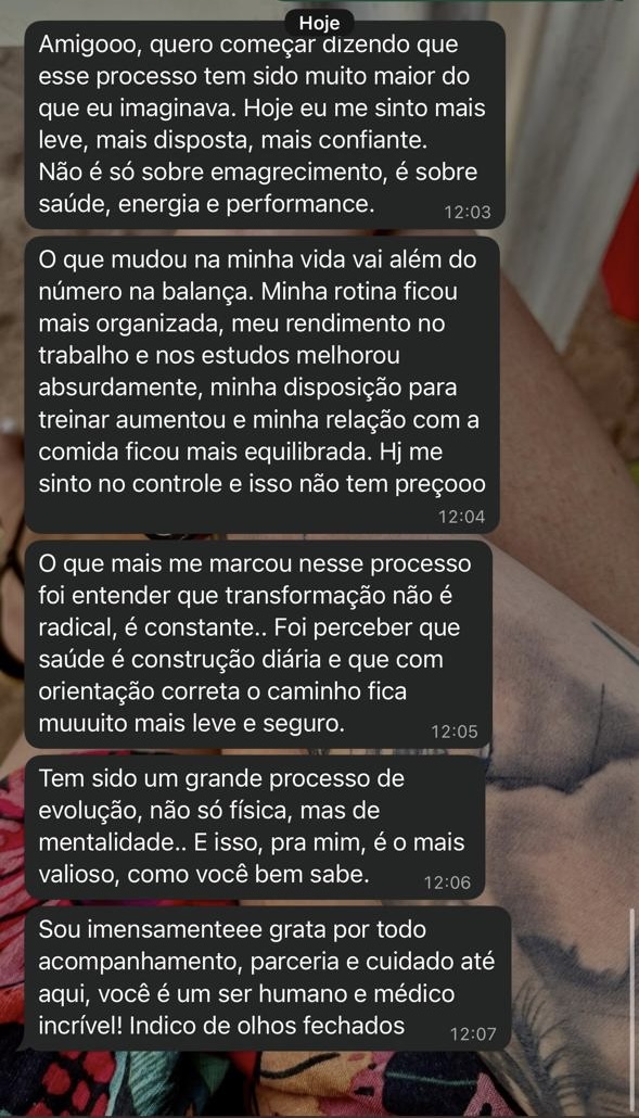 Depoimento Paciente